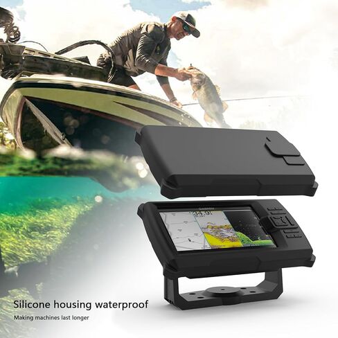 غطاء حماية من السيليكون لأداة اكتشاف الأسماك متوافق مع Garmin Striker Vivid 7cv و7sv، ومحول الطاقة Sonar Garmin Striker 7cv/7sv، وغطاء سيليكون مع حقيبة تثبيت in Saudi Arabia