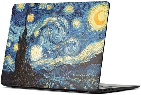 ملصق Skinit للكمبيوتر المحمول متوافق مع جهاز Surface Laptop 7 مقاس 13.8 بوصة - مرخص رسميًا من Van Gogh - The Starry Night من تصميم Van Gogh in Kuwait