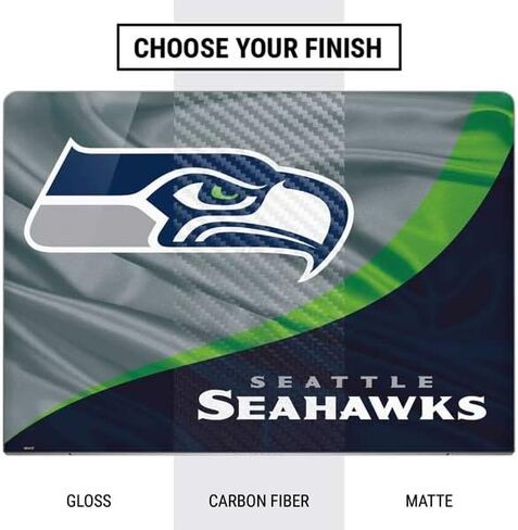 غلاف الكمبيوتر المحمول Skinit متوافق مع HP Elitebook 840 G6 (2019) - تصميم NFL Seattle Seahawks المرخص رسميًا in Kuwait