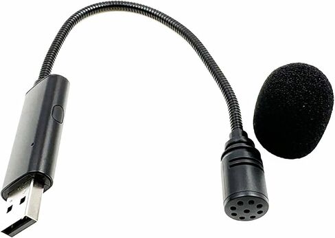 ميكروفون USB متعدد الاتجاهات، خرطوم 9 بوصة للألعاب، ميكروفون الكمبيوتر المحمول مع مفاتيح الكل in Saudi Arabia