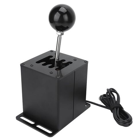 Sim Racing Shifter، USB Simulator Shifter 7+R Shifter H Gear Lever Shifter Sim Shifter for ATS ETS Dust WRC Sim Racing Game in Kuwait