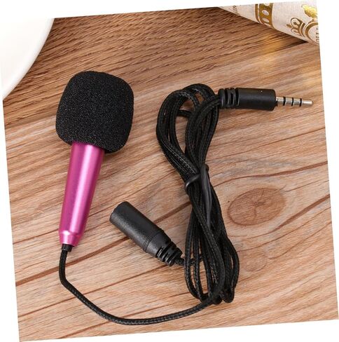 VICASKY Karaoke Mini Handheld Condenser Mic for Recording Compatible Mobile Devices Random Color in Saudi Arabia