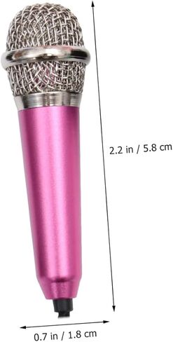 VICASKY Karaoke Mini Handheld Condenser Mic for Recording Compatible Mobile Devices Random Color in Saudi Arabia