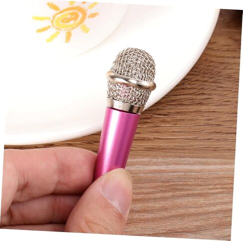 VICASKY Karaoke Mini Handheld Condenser Mic for Recording Compatible Mobile Devices Random Color in Saudi Arabia