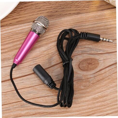 VICASKY Karaoke Mini Handheld Condenser Mic for Recording Compatible Mobile Devices Random Color in Saudi Arabia