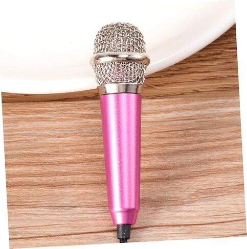 VICASKY Karaoke Mini Handheld Condenser Mic for Recording Compatible Mobile Devices Random Color in Saudi Arabia