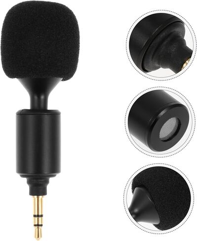 ibasenice Live Streaming Microphone for Laptop Tablet Phone Versatile Recording Mic for Singing Gaming and Conference Use Compact Portable Design in Saudi Arabia