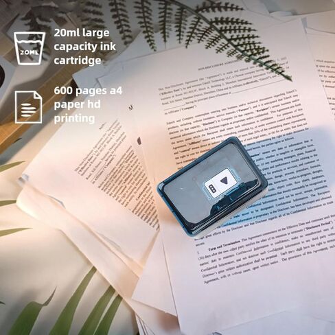 طابعة Hilitand المحمولة المحمولة، دقة عالية 1200 نقطة في البوصة مع حبر أحمر، لأرقام النصوص ورموز Qr والرموز الشريطية على ورق الخشب والجلود in Kuwait