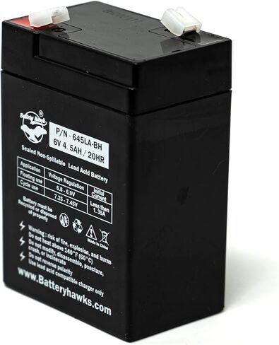 UB645 ELB-0604 بطارية ELB0604 6V4.5AH 6V 4.5AH SLA مختومة بطارية الرصاص الحمضية لعلامة الخروج ضوء الطوارئ SLA0905 AH 4.0 أمبير ساعة 120255 in Saudi Arabia