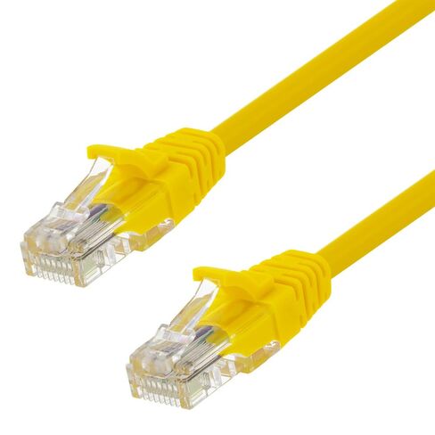 كابل تصحيح NavePoint، CAT5e، UTP، 24AWG/7*0.18 ملم، 0.5 قدم، 10 حزم، أصفر in Kuwait