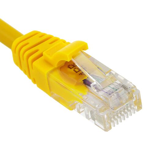 كابل تصحيح NavePoint، CAT5e، UTP، 24AWG/7*0.18 ملم، 0.5 قدم، 10 حزم، أصفر in Kuwait