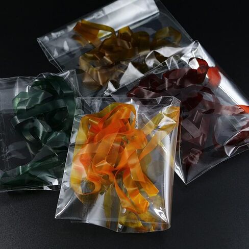 WellieSTR 13 Yards(12 Color) 6mm Wide Fly Tying Elastic Scud Back sunked Stretching Thin Skin for Caddis Larve Bugs Fly Tying Materials,1.1yard per Color in Saudi Arabia