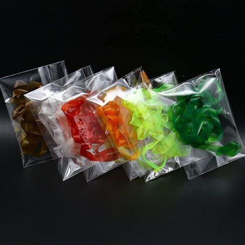 WellieSTR 13 Yards(12 Color) 6mm Wide Fly Tying Elastic Scud Back sunked Stretching Thin Skin for Caddis Larve Bugs Fly Tying Materials,1.1yard per Color in Saudi Arabia