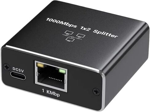 1 في 2 خارج شبكة الفاصل 1000Mbps RJ45 محول جيجابت تمديد موسع in Saudi Arabia