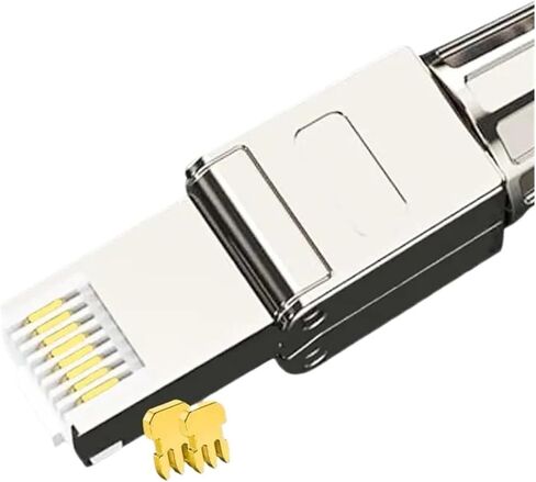موصل RJ45 مكون من قطعتين من سبائك الزنك in Saudi Arabia