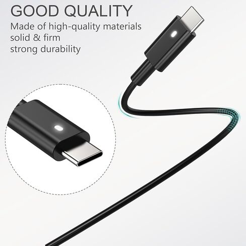شاحن كمبيوتر محمول USB C 65W بديل لـ Dell Latitude 5285 5289 5290 7212 7275 7285 7290 7390 7420 Dell XPS 13 9350 9360 9365 9370 9380 Chromebook 3100 3400 5190 LA65NM190 مزود الطاقة in Kuwait