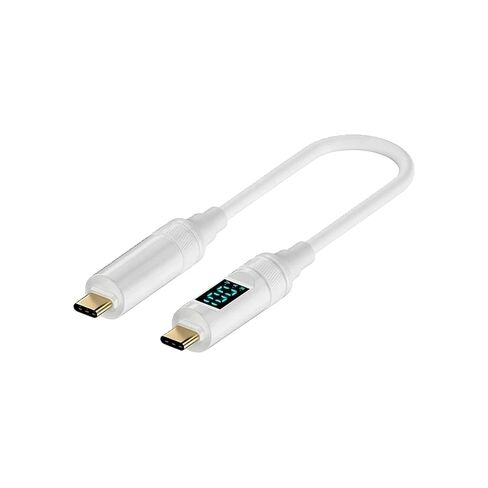 USpB3.2 20Gbps USpB C إلى Type C Thunderbolt 3 LED كابل العرض 100 واط 5A USpB-C الحبل ل LPhonie 15 Pro MaicBook Pro Sangsiung Xlaoml 2M in Kuwait