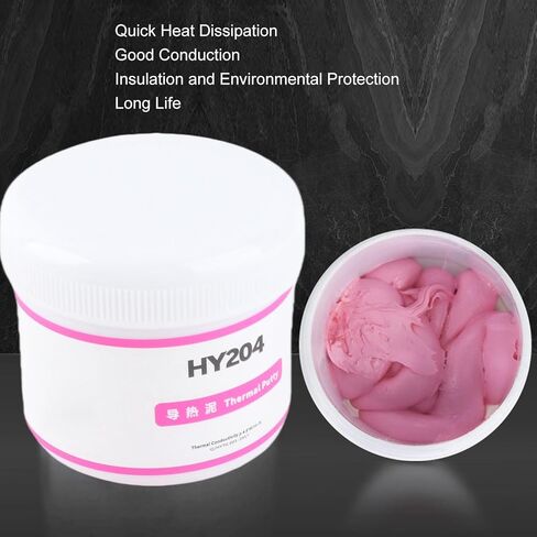 Thermal Paste Compound Silicone Grease HY234, Good Insulation, Cooling for CPU Heatsink, Wide Application (100g) in Saudi Arabia