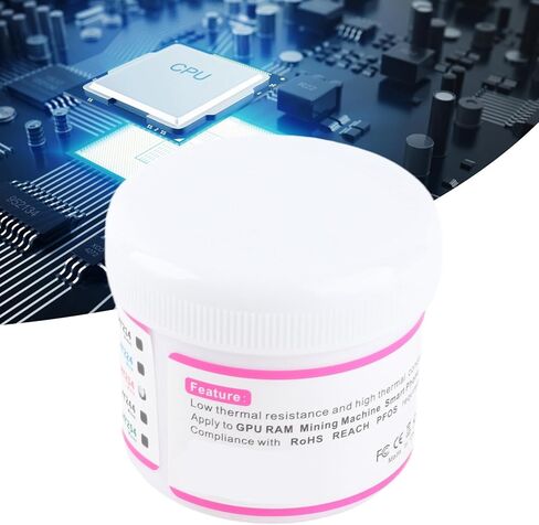 Thermal Paste Compound Silicone Grease HY234, Good Insulation, Cooling for CPU Heatsink, Wide Application (100g) in Saudi Arabia