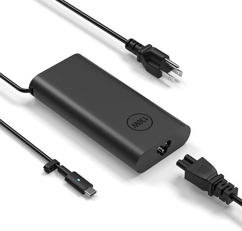 شاحن USB-C بقوة 130 وات لأجهزة Dell XPS 15 9500 9510 9520، الدقة 5570 5560، محول طاقة للكمبيوتر المحمول USB-C PD in Kuwait