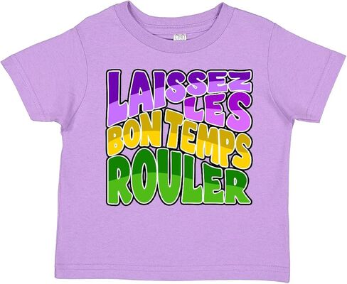inktastic Mardi Gras- Laissez Les Bon Temps Rouler Toddler T-Shirt in Saudi Arabia