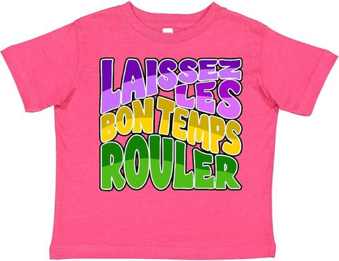 inktastic Mardi Gras- Laissez Les Bon Temps Rouler Toddler T-Shirt in Saudi Arabia