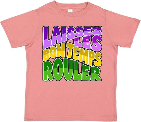 inktastic Mardi Gras- Laissez Les Bon Temps Rouler Toddler T-Shirt in Saudi Arabia