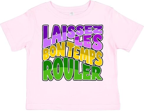 inktastic Mardi Gras- Laissez Les Bon Temps Rouler Toddler T-Shirt in Saudi Arabia
