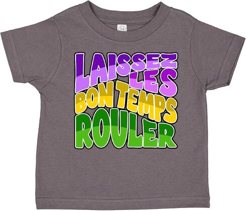 inktastic Mardi Gras- Laissez Les Bon Temps Rouler Toddler T-Shirt in Saudi Arabia