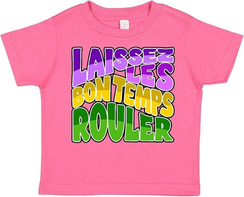 inktastic Mardi Gras- Laissez Les Bon Temps Rouler Toddler T-Shirt in Saudi Arabia
