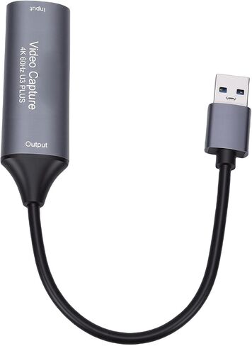 بطاقة فيديو Yoidesu 4K 60 هرتز، جهاز فيديو صوت USB 3.0 عالي الدقة للوسائط المتعددة مع تقنية زمن الوصول المنخفض للغاية، لبث ألعاب الكمبيوتر وتسجيل الاجتماعات والبث المباشر in Saudi Arabia