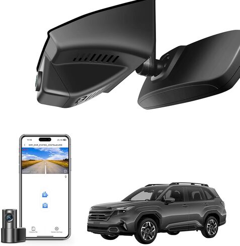 كاميرا قياس 4K أمامية و2K خلفية ذات قناتين HDR، Dual STARVIS 2 IMX678 IMX675، مناسبة خصيصًا لسوبارو فورستر 2025 2026 (الطراز B)، AWD Limited Premium Sport Touring وما إلى ذلك، 5 جيجا هرتز WiFi، GPS، بطاقة 128 جيجابايت in Kuwait