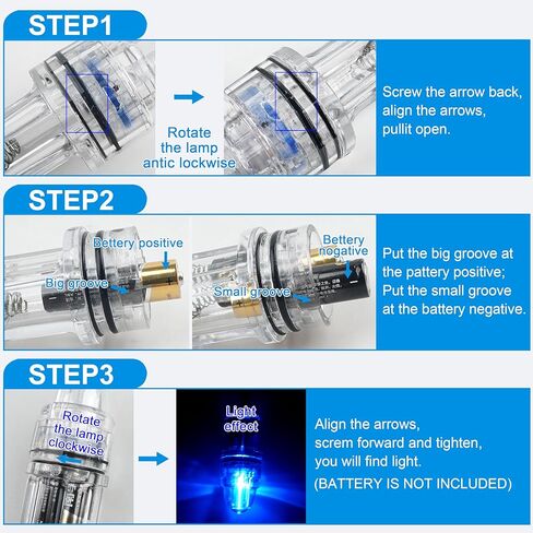 OROOTL LED أضواء الصيد تحت الماء تعمل بالبطارية ضوء الصيد العميق مع مشبك مقاوم للماء لجذب الأسماك مصباح إغراء أخضر أزرق أحمر أبيض متعدد الألوان 2،100 قدم in Saudi Arabia