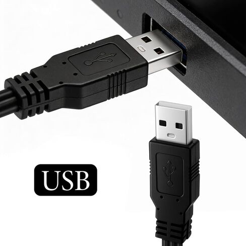 كابل USB إلى RCA بطول 5 أقدام، USB A 2.0 ذكر إلى 3 RCA أنثى التقاط صوت فيديو AV محول سلك كابل مركب للكمبيوتر الشخصي والتلفزيون وأقراص DVD والكاميرات الرقمية وكاميرا الفيديو in Kuwait