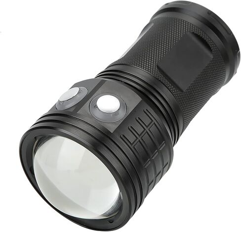 مصباح يدوي Ymiko 400LM LED للتصوير الفوتوغرافي والفيديو تحت الماء 100 متر، شعلة ملء الضوء (أسود) in Saudi Arabia