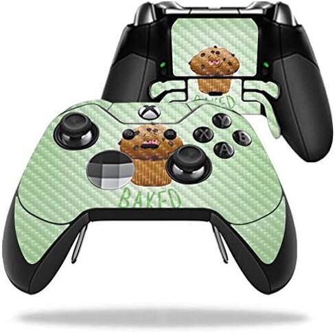 غلاف MightySkins من ألياف الكربون لوحدة تحكم Microsoft Xbox One Elite - الماريجوانا | لمسة نهائية واقية ومتينة من ألياف الكربون | سهل التطبيق والإزالة وتغيير الأنماط | صنع في الولايات المتحدة الأمريكية in Kuwait