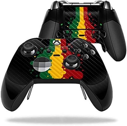 MightySkins Carbon Fiber Skin for Microsoft Xbox One Elite Controller - Marijuana | Protective, Durable Textured Carbon Fiber Finish | Easy to Apply, Remove, and Change Styles | Made in The USA in Saudi Arabia