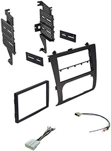 مجموعة أدوات تثبيت ستيريو السيارة الممتازة، وحزام الأسلاك، ومحول هوائي لتثبيت راديو مزدوج Din لما بعد البيع لسيارة Nissan Altima 2007-2012 مع تيار متردد رقمي - غير متوافق مع المناخ اليدوي in Kuwait