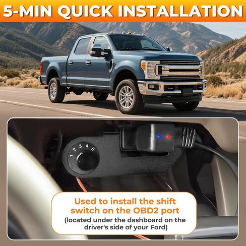 YUDE Shift On the Fly Switch Bracket لـ Ford F-250 F-350 Super Duty 1999-2022، Obd2 Mount in Kuwait