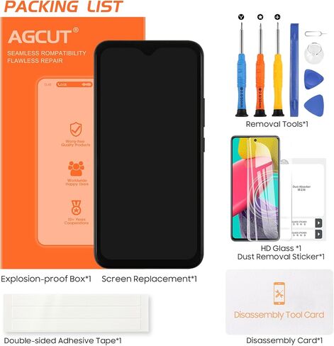 INCELL لهاتف Samsung Galaxy A54 شاشة بديلة لشاشة Samsung A54 5G LCD SM-A546E SM-A546B SM-A546U LCD محول الأرقام شاشة تعمل باللمس أجزاء إصلاح الجمعية مع الإطار in Kuwait