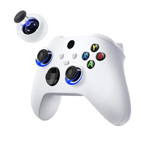 وحدة تحكم 1914 Series S مخصصة - روبوت أبيض، متوافق مع وحدة تحكم Xbox Series X|S، وحدة تحكم مخصصة متوافقة مع Xbox Series X/S، Xbox One، عصا تحكم بديلة مع مقبس صوت 3.5 مم [لعبة فيديو] [لعبة فيديو] in Kuwait