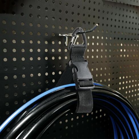 6 Pack 17 Inch Adjustable Extension Cord Holder Organizer with Triangle Clips for Garage Organization and Storage Heavy Duty Extension Cord Hanger for Men Workshop in Saudi Arabia