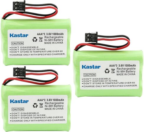 Kastar 2-Pack استبدال البطارية لـ Uniden TRU-9280-3 TRU-9280-4 TRU9360 TRU93602 TRU-9360 TRU-9360-2 TRU9380 TRU93802 TRU93803 TRU93804 TRU-9380 TRU-9380-2 TRU-9380-3 ترو-9380-4 ترو9385 ترو93852 in Saudi Arabia