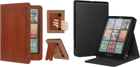 حافظة Fintie لجهاز Kindle Paperwhite الجديد تمامًا مقاس 7 بوصات، الجيل الثاني عشر 2024 وإصدار Kindle Colorsoft Signature Edition، حافظة رفيعة قابلة للطي + غطاء حامل رأسي قابل للطي، خاصية النوم/الاستيقاظ التلقائي in Saudi Arabia