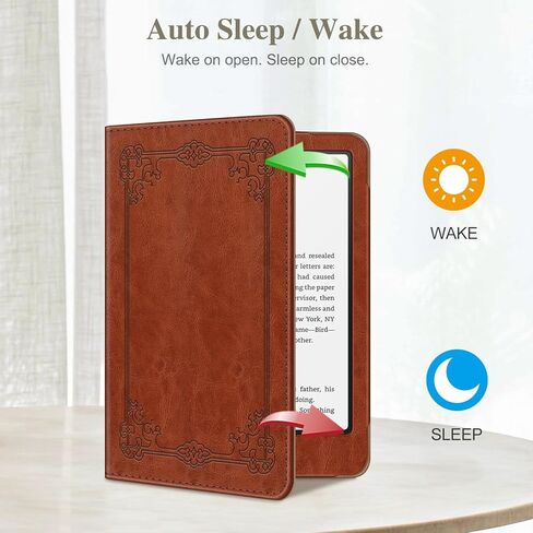 حافظة Fintie لجهاز Kindle Paperwhite الجديد تمامًا مقاس 7 بوصات، الجيل الثاني عشر 2024 وإصدار Kindle Colorsoft Signature Edition، حافظة رفيعة قابلة للطي + غطاء حامل رأسي قابل للطي، خاصية النوم/الاستيقاظ التلقائي in Saudi Arabia