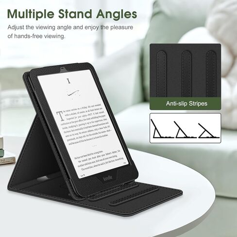 حافظة Fintie لجهاز Kindle Paperwhite الجديد تمامًا مقاس 7 بوصات، الجيل الثاني عشر 2024 وإصدار Kindle Colorsoft Signature Edition، حافظة رفيعة قابلة للطي + غطاء حامل رأسي قابل للطي، خاصية النوم/الاستيقاظ التلقائي in Saudi Arabia