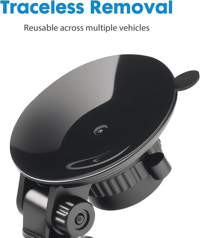 Universal Suction Cup Mount for Garmin Dash Cam Mount,Small Reusable Adjustable Angle Windshield Ball Mount for Garmin Mini2, Fit Dashcam 45/47/55/57/65W/67W/Mini 3/X110/X310/Live,etc in Kuwait