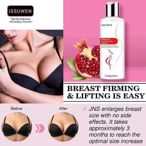 Breast Enhancement Cream-Bust Firming and Lifting Formula for Bigger, Non-Greasy Cream for Visibly Fuller & Firmer Bust Line – Natural Bust Enhancer for Women in Saudi Arabia