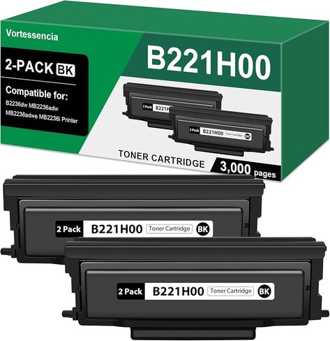 خرطوشة حبر سوداء B221H00 مع شريحة متوافقة مع طابعات سلسلة Lexmark B2236dw MB2236adw MB2236adwe MB2236i (عبوة واحدة، 3000 صفحة) in Saudi Arabia