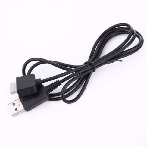 MaxLLTo بطول 3 أقدام USB كابل شاحن مزامنة البيانات محول سلك لـ PCH-1000 PS Vita PSVita PSV Playstation أسود قطعة واحدة in Saudi Arabia